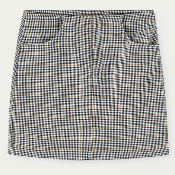 Pull & Bear Patterned Mini Skirt - Picture 14 of 16